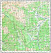 Топографические карты Генштаба России 1:100 000 1см.=1км. M-45-049
