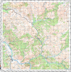 Топографические карты Генштаба России 1:100 000 1см.=1км. M-45-074