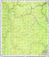 Топографические карты Генштаба России 1:100 000 1см.=1км. N-45-033