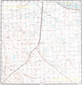 Топографические карты Генштаба России 1:200 000 1см.=2км. M-44-13
