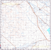 Топографические карты Генштаба России 1:200 000 1см.=2км. M-44-35