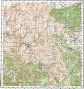 Топографические карты Генштаба России 1:200 000 1см.=2км. M-45-01