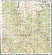 Топографические карты Генштаба России 1:200 000 1см.=2км. M-45-02