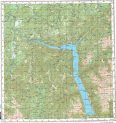 Топографические карты Генштаба России 1:200 000 1см.=2км. M-45-04