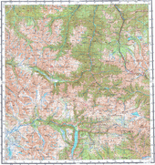 Топографические карты Генштаба России 1:200 000 1см.=2км. M-45-06