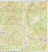 Топографические карты Генштаба России 1:200 000 1см.=2км. M-45-08