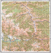 Топографические карты Генштаба России 1:200 000 1см.=2км. M-45-15