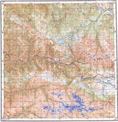 Топографические карты Генштаба России 1:200 000 1см.=2км. M-45-16