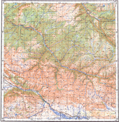 Топографические карты Генштаба России 1:200 000 1см.=2км. M-45-17