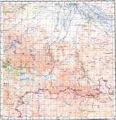 Топографические карты Генштаба России 1:200 000 1см.=2км. M-45-23