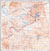 Топографические карты Генштаба России 1:200 000 1см.=2км. M-45-24