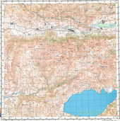 Топографические карты Генштаба России 1:200 000 1см.=2км. M-45-26