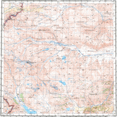Топографические карты Генштаба России 1:200 000 1см.=2км. M-45-29