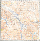 Топографические карты Генштаба России 1:200 000 1см.=2км. M-45-30