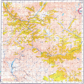 Топографические карты Генштаба России 1:200 000 1см.=2км. M-45-34