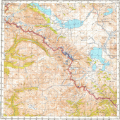 Топографические карты Генштаба России 1:200 000 1см.=2км. M-45-35
