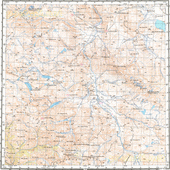 Топографические карты Генштаба России 1:200 000 1см.=2км. M-45-36