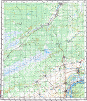 Топографические карты Генштаба России 1:200 000 1см.=2км. N-44-05