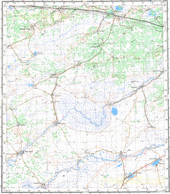 Топографические карты Генштаба России 1:200 000 1см.=2км. N-44-08