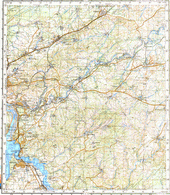 Топографические карты Генштаба России 1:200 000 1см.=2км. N-44-12