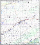 Топографические карты Генштаба России 1:200 000 1см.=2км. N-44-15