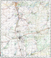 Топографические карты Генштаба России 1:200 000 1см.=2км. N-44-18