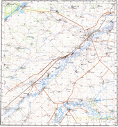 Топографические карты Генштаба России 1:200 000 1см.=2км. N-44-35