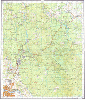 Топографические карты Генштаба России 1:200 000 1см.=2км. N-45-03