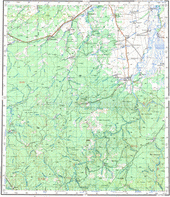 Топографические карты Генштаба России 1:200 000 1см.=2км. N-45-04