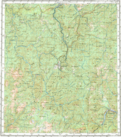 Топографические карты Генштаба России 1:200 000 1см.=2км. N-45-11