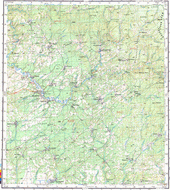 Топографические карты Генштаба России 1:200 000 1см.=2км. N-45-13