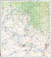 Топографические карты Генштаба России 1:200 000 1см.=2км. N-45-20