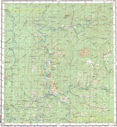 Топографические карты Генштаба России 1:200 000 1см.=2км. N-45-29