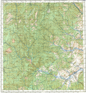 Топографические карты Генштаба России 1:200 000 1см.=2км. N-45-30