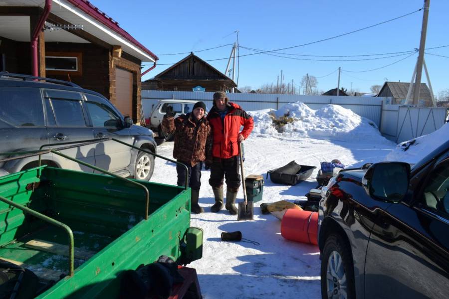 Рыбалка и отдых в Каргаполово. Прибыли на базу.