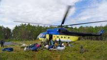 Вертолетные туры на рыбалку в Томскую область.